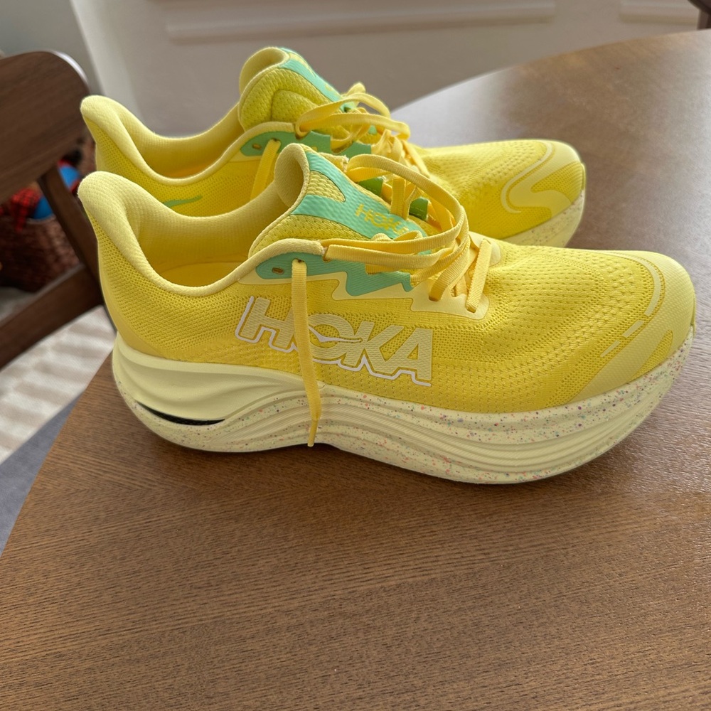 Hoka skyward x Yellow Running Shoes